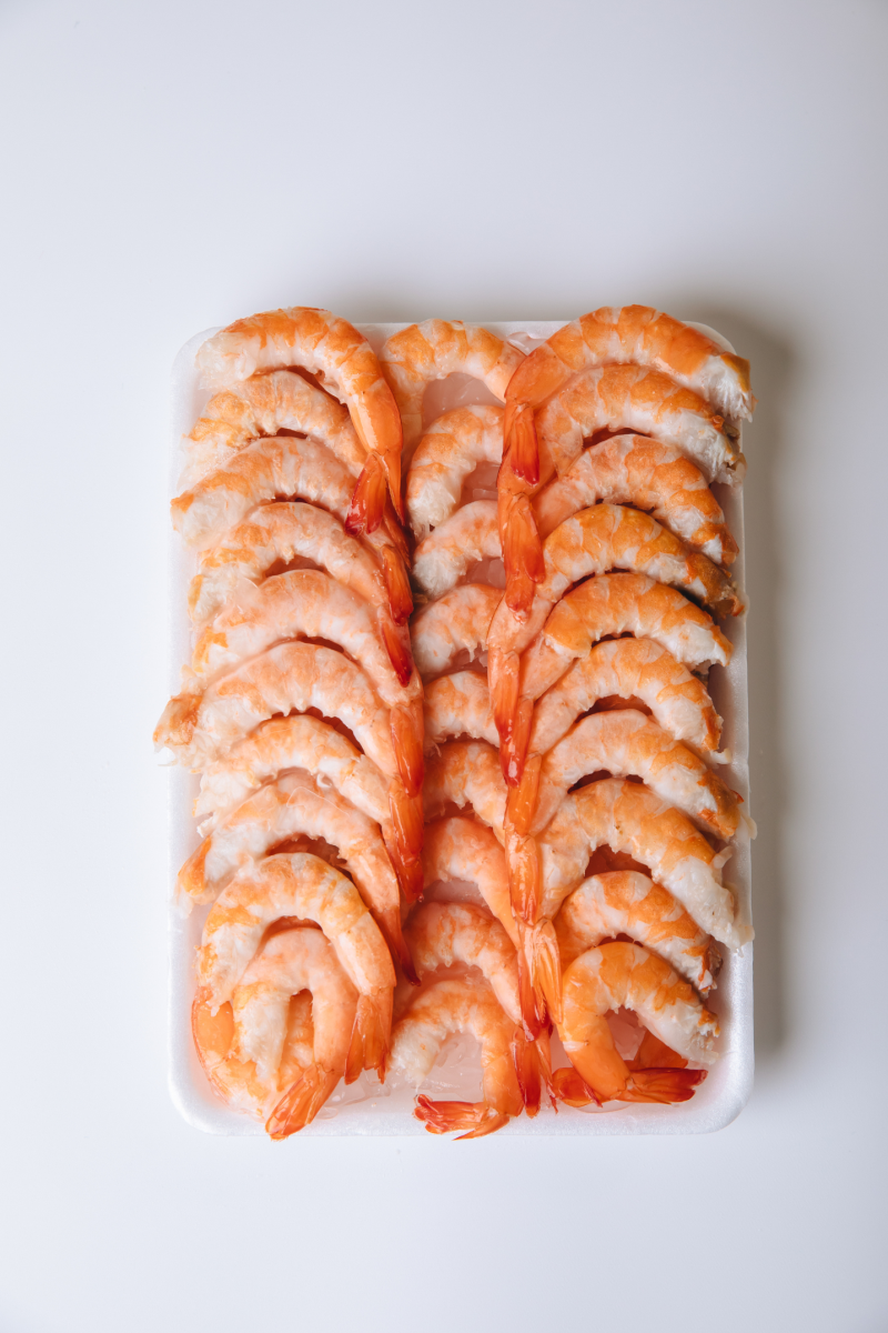 STEAMED PEELED SHRIMPS