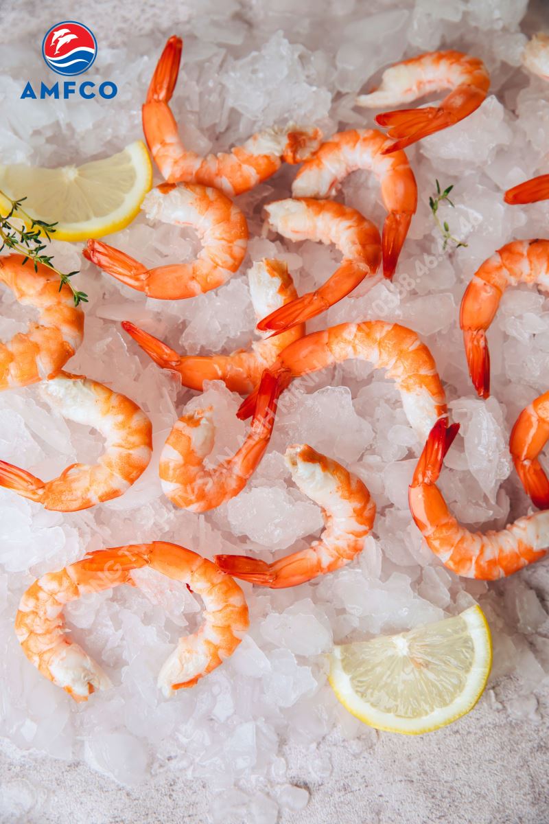 STEAMED PEELED SHRIMPS